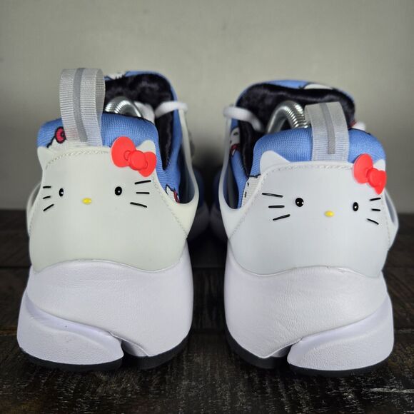 Nike Blue and White Hello Kitty Men's Shoes - Picture 4 of 11